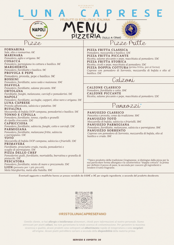  -  Ristorante  Luna Caprese